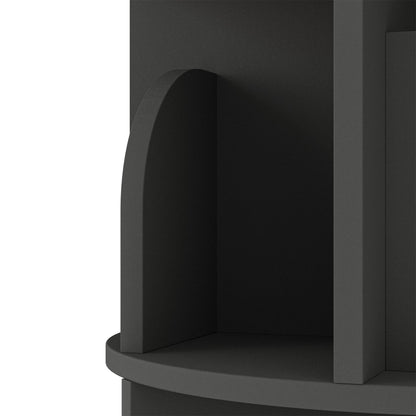 Yowos Rotating Bookshelf 360 Degree Storage Rack