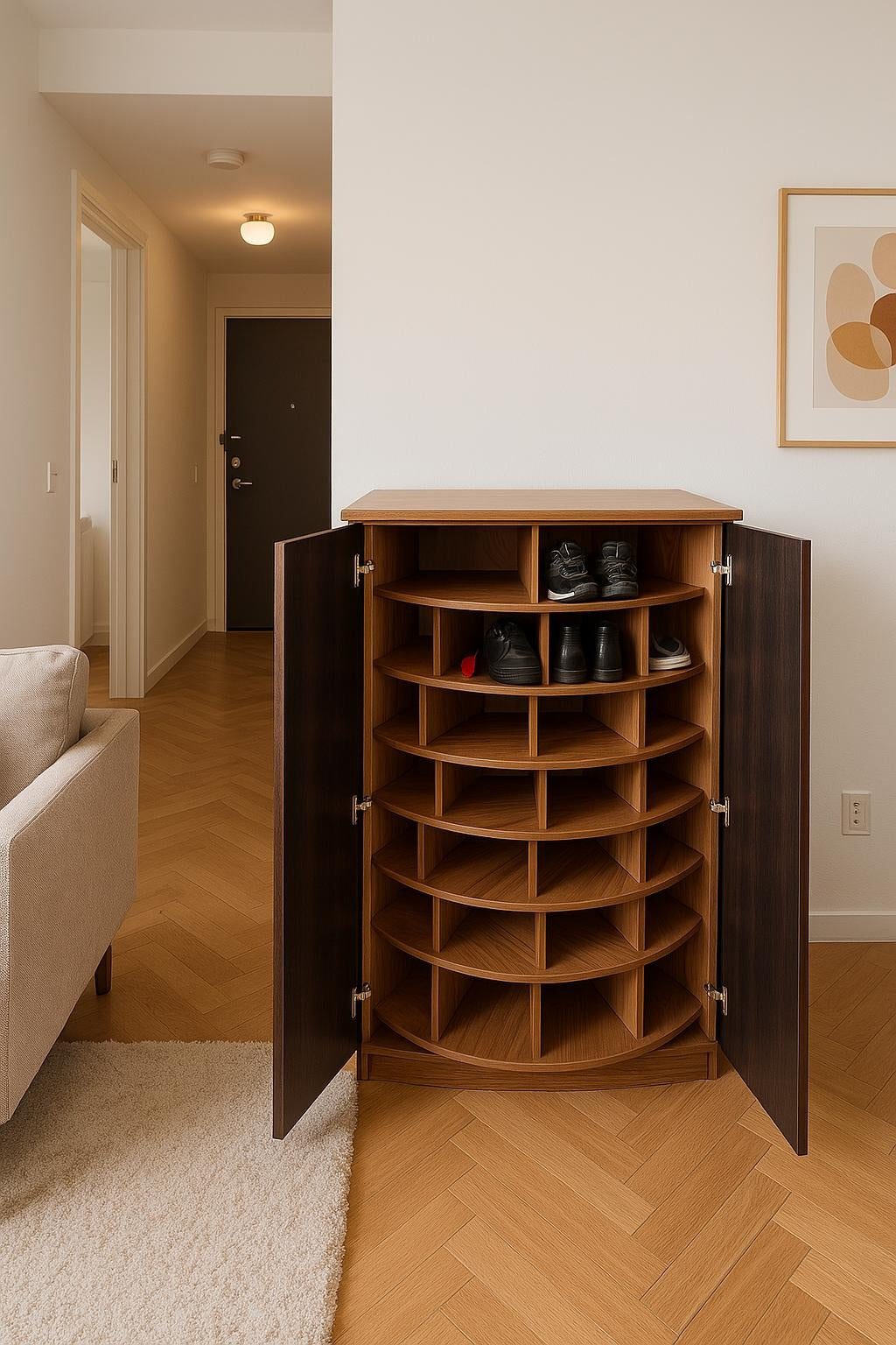 🔥 Infinity Shoe Rack  – Endless Storage for Your Sneakers, Heels & More! 👟👠🥿