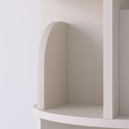 Yowos Rotating Bookshelf 360 Degree Storage Rack