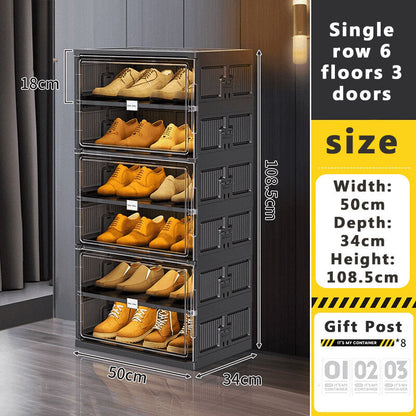 Premium Black Portable Shoe Protection Case