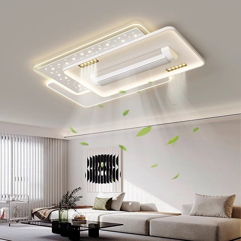 Intelligent bladeless fan chandelier & free shipping