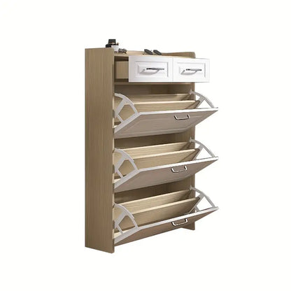 M-👞✨ Elegant and Space-Saving Entrance Shoe Cabinet! ✨👞