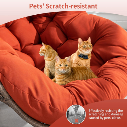 [CAILOVER]Rocking chair with cushion & free shipping