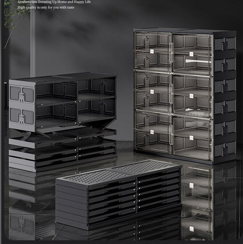 Premium Black Portable Shoe Protection Case