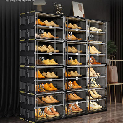 Premium Black Portable Shoe Protection Case