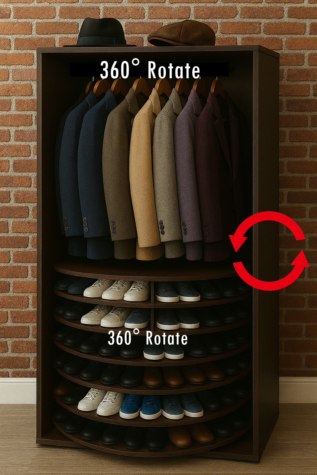 All-in-One Smart Closet – Stylish, Spacious, Seamlessly Organized