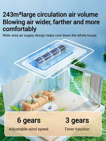 Intelligent bladeless fan chandelier & free shipping