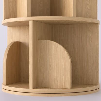 Yowos Rotating Bookshelf 360 Degree Storage Rack